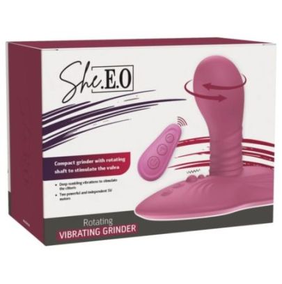Double stimulateur vibrant rotatif Joystickball 9 x 4.5cm