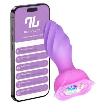 Plug vibrant rotatif et connecté Moxy 9 x 3.5cm pas cher