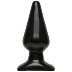 Butt Plug Smooth 12 x 6 cm Noir pas cher