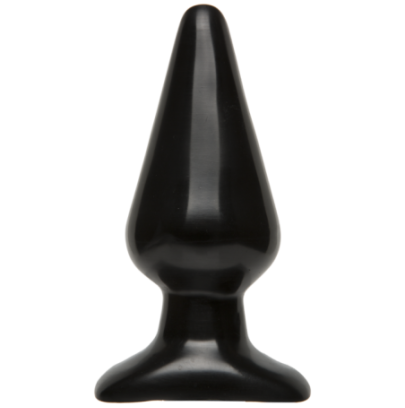 Butt Plug Smooth 12 x 6 cm Noir pas cher