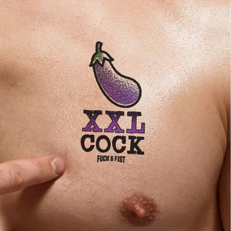 Tatouage temporaire XXL Cock 9 x 5cm Tatouage temporaire XXL Cock 9 x 5cm