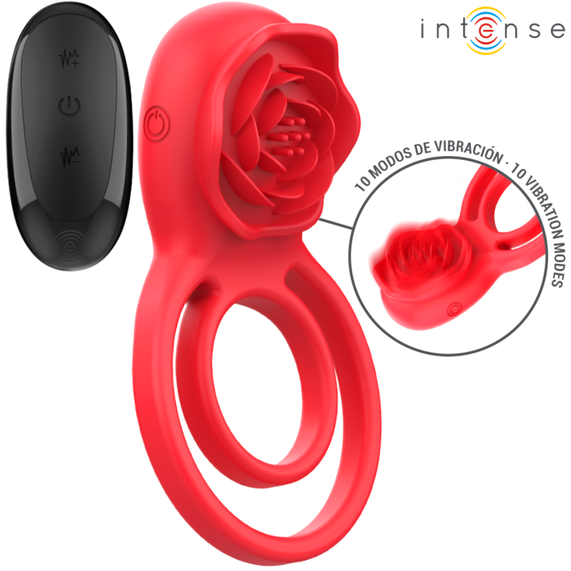 Stimulateur Vibrant 10 Modes avec Télécommande Rouge Intense Gail Stimulateur Vibrant 10 Modes avec Télécommande Rouge Intense Gail