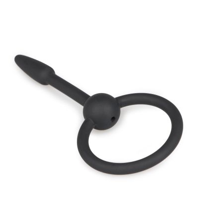 Petit Plug Urétral en Silicone avec Anneau de Retrait pas cher