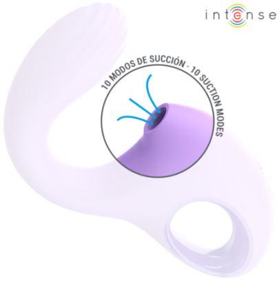 Vibrateur et stimulateur Baxter violet - Intense