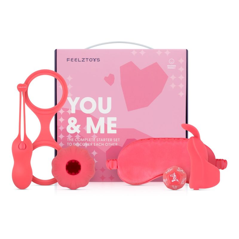 Stimulateur Couple You & Me Rose – FeelzToys