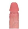 Gode Réaliste Vibrant Va-et-Vient Double Densité avec Testicules – 17,8 cm – Chair