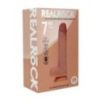 Gode Réaliste Vibrant Va-et-Vient Double Densité avec Testicules – 17,8 cm – Beige Gode Réaliste Vibrant Va-et-Vient Double Densité avec Testicules – 17,8 cm – Beige