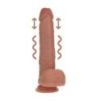 Gode Réaliste Vibrant Va-et-Vient Double Densité avec Testicules – 20,3 cm – Beige Gode Réaliste Vibrant Va-et-Vient Double Densité avec Testicules – 20,3 cm – Beige