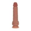 Gode Réaliste Vibrant Va-et-Vient Double Densité avec Testicules – 20,3 cm – Beige Gode Réaliste Vibrant Va-et-Vient Double Densité avec Testicules – 20,3 cm – Beige