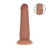 Gode Réaliste Double Densité à Peau réaliste – 15,5 cm – Beige