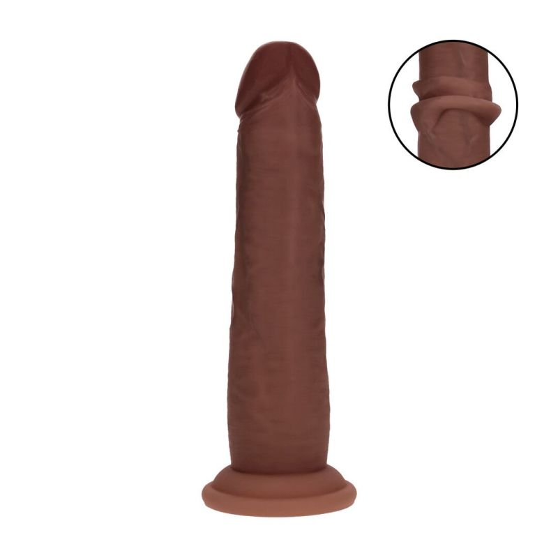 Gode Réaliste Double Densité à Peau réaliste – 18,5 cm – Marron Gode Réaliste Double Densité à Peau réaliste – 18,5 cm – Marron