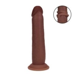 Gode Réaliste Double Densité à Peau Coulissante – 20
