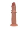 Gode Réaliste Double Densité à Peau réaliste – 20,5 cm – Beige