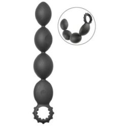 Boules anales vibrantes Flex Anos 18.5 x 4.7cm pas cher Boules anales vibrantes Flex Anos 18.5 x 4.7cm pas cher