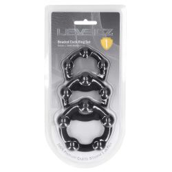 Lot de 3 Cockrings BeadCock Levelz