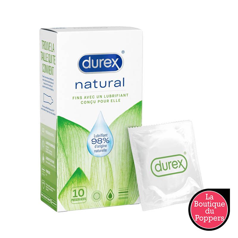Préservatifs Durex Natural x10 pas cher