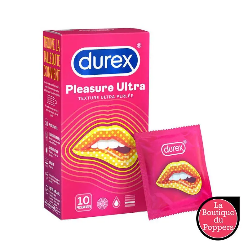 Préservatifs Durex Pleasure Ultra x10 pas cher