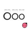 Lot de 3 cockring Silicone Set Ring Noirs Lot de 3 cockring Silicone Set Ring Noirs