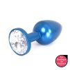 Plug bijou en Alu Gem Light 6 x 2.8 cm Bleu Plug bijou en Alu Gem Light 6 x 2.8 cm Bleu