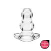 Double Tunnel Plug Transparent Medium 9.5 x 5.2 cm Double Tunnel Plug Transparent Medium 9.5 x 5.2 cm