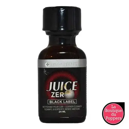Poppers Juice Zero Black Label 24 mL pas cher