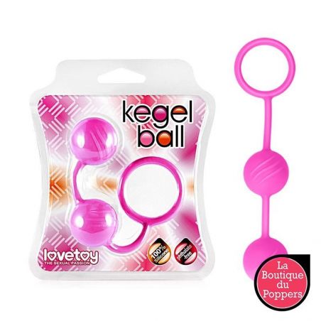 Boules De Geisha en Silicone Rose pas cher