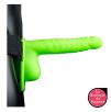 Gode Ceinture Creux Phosphorescent Nervuré - 20 cm Gode Ceinture Creux Phosphorescent Nervuré - 20 cm