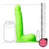 Gode Ceinture Creux Phosphorescent Nervuré - 20 cm Gode Ceinture Creux Phosphorescent Nervuré - 20 cm