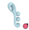 Vibromasseur Rechargeable Satisfyer Tri Ball 2 Bleu Vibromasseur Rechargeable Satisfyer Tri Ball 2 Bleu