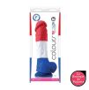 Gode Tricolore 18 x 5cm - La Quéquette du président Gode Tricolore 18 x 5cm - La Quéquette du président