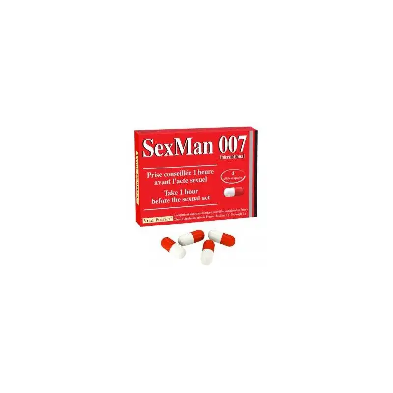 Stimulant érection SexMan 007 10 gélules