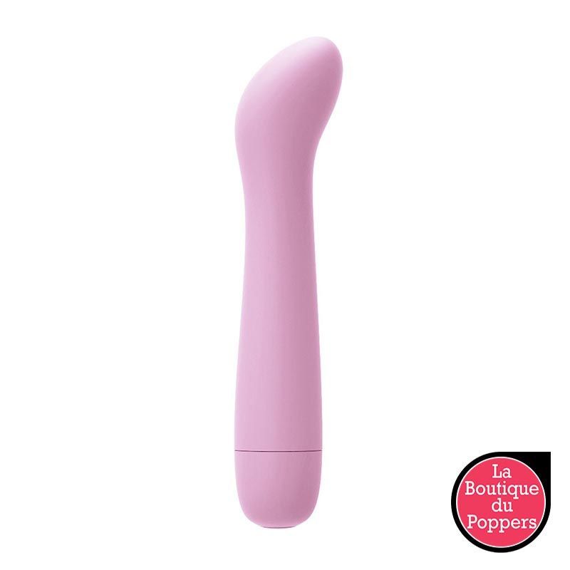 Vibromasseur Delightful en Silicone Rose Pâle pas cher sur La Bouti