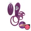 Étui pénien vibrant Halo Halo C-Ring Happiness 7cm Violet Étui pénien vibrant Halo Halo C-Ring Happiness 7cm Violet