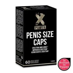 Stimulant d'érection Penis Size Caps XPower 60 Gélules pas cher