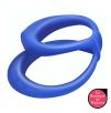 Double Cockring Silicone Soft Duo 40mm Bleu Double Cockring Silicone Soft Duo 40mm Bleu
