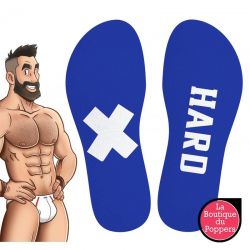 Chaussettes hautes Hard SneakXX Bleu-Blanc