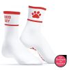 Chaussettes Good Boy Blanc-Rouge Chaussettes Good Boy Blanc-Rouge