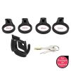 Cage de chasteté Gest Lock 7.5 x 3cm Noire Cage de chasteté Gest Lock 7.5 x 3cm Noire