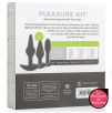 Kit de 3 plugs Pleasure Noirs Kit de 3 plugs Pleasure Noirs