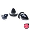 Lot de 3 plugs Spades Noir Lot de 3 plugs Spades Noir