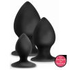 Lot de 3 plugs Anal Adventures Stout Noirs Lot de 3 plugs Anal Adventures Stout Noirs