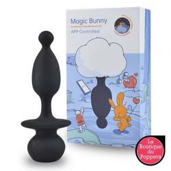 Plug vibrant Queue de lapin Magic Bunny 9 x 2.9cm