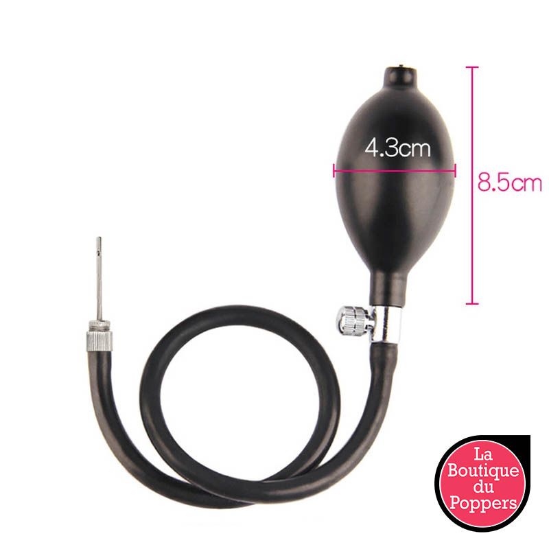 Bâillon Gonflable Noir En Simili - Marque KINKGear - Neuf Pour Pratique SM/fétiche