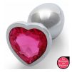 Bijou anal Heart Gem L 8 x 4cm - Plusieurs coloris Bijou anal Heart Gem L 8 x 4cm - Plusieurs coloris