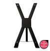 Croix de Saint André Imitation Cuir - Black Croix de Saint André Imitation Cuir - Black