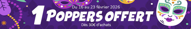 Poppers offert Fevrier 2026